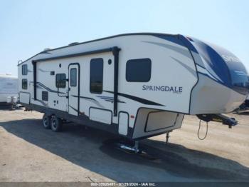  Salvage Keystone Springdale 5th Wheel Trav