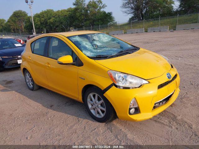  Salvage Toyota Prius c