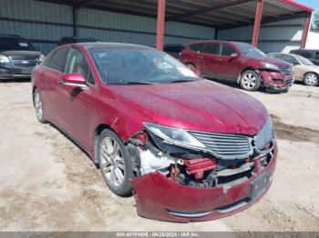  Salvage Lincoln MKZ Hybrid