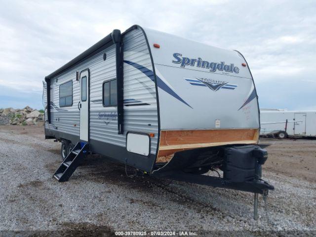  Salvage Keystone Travel Trailer