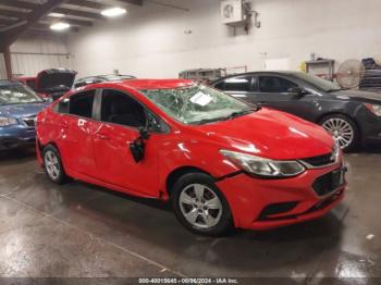  Salvage Chevrolet Cruze