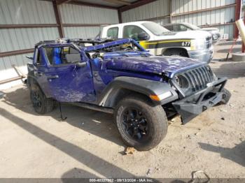  Salvage Jeep Wrangler