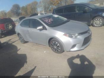  Salvage Toyota Corolla