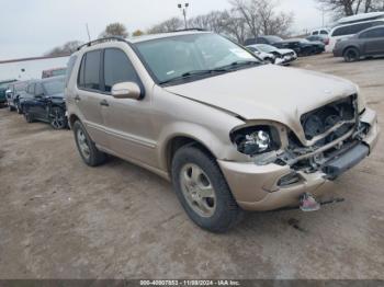  Salvage Mercedes-Benz M-Class