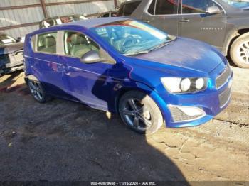  Salvage Chevrolet Sonic