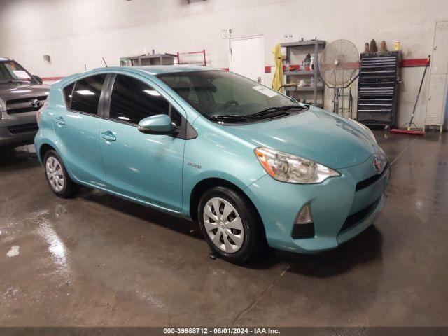  Salvage Toyota Prius c