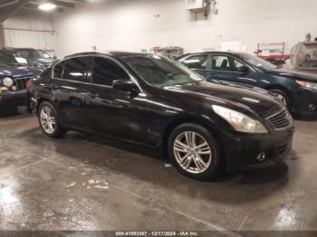  Salvage INFINITI G37x