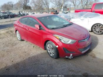  Salvage Hyundai ELANTRA