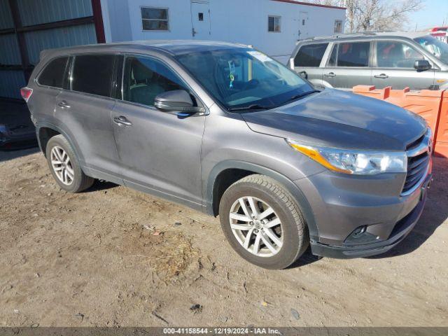  Salvage Toyota Highlander