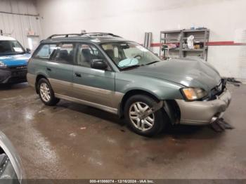  Salvage Subaru Outback