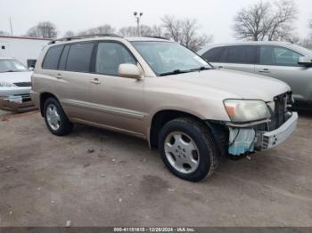  Salvage Toyota Highlander