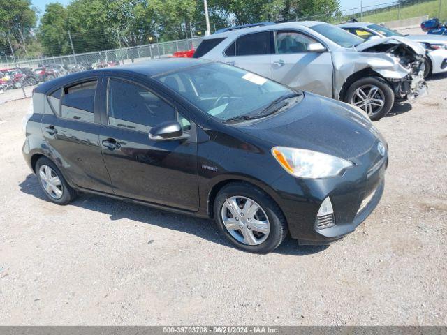  Salvage Toyota Prius c