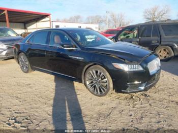  Salvage Lincoln Continental