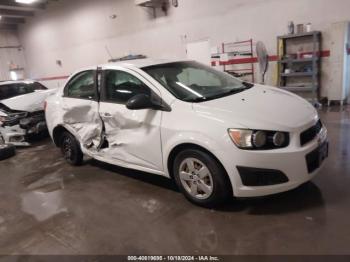  Salvage Chevrolet Sonic