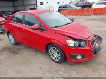  Salvage Chevrolet Sonic
