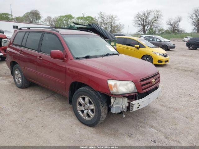  Salvage Toyota Highlander