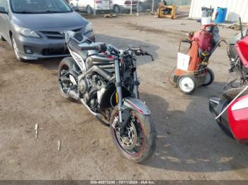  Salvage Triumph Motorcycle Street Triple