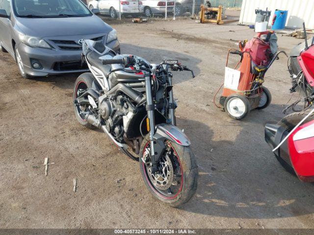  Salvage Triumph Motorcycle Street Triple