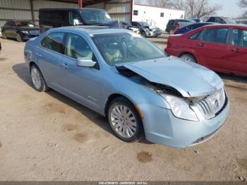  Salvage Mercury Milan Hybrid