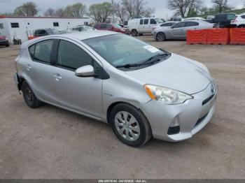  Salvage Toyota Prius c
