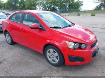  Salvage Chevrolet Sonic