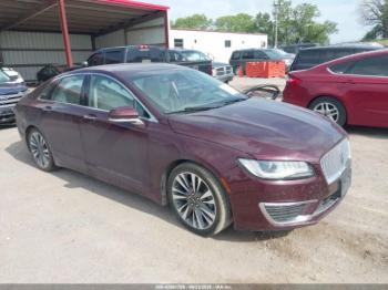  Salvage Lincoln MKZ
