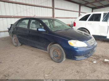  Salvage Toyota Corolla