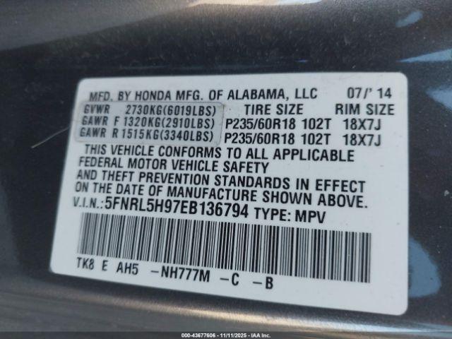 Honda Odyssey Image 2