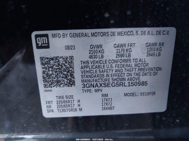 Chevrolet Equinox Awd Ls Image 10