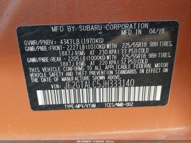 Subaru Crosstrek 2.0i Limited Image 10