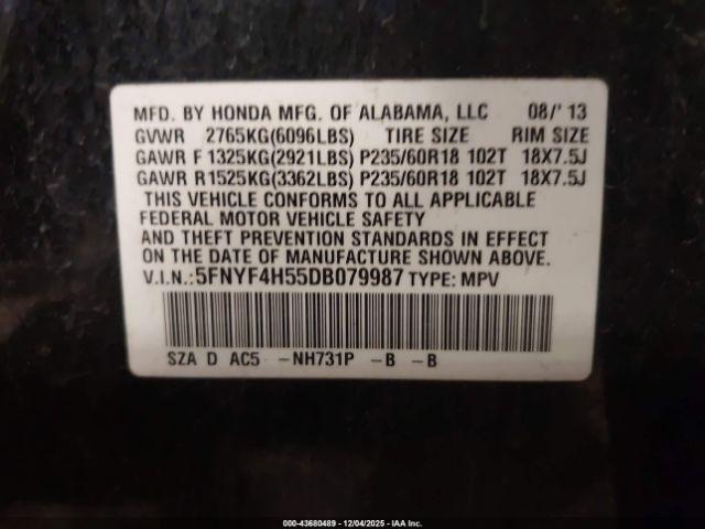 Honda Pilot Ex-l Image 10