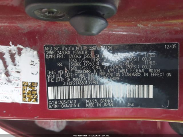 Toyota Highlander V6 Image 11