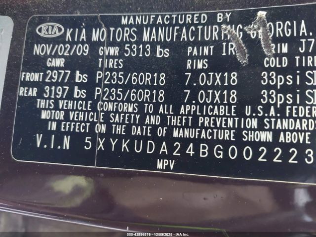 Kia Sorento Ex V6 Image 6