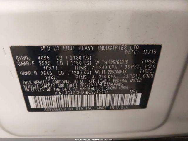 Subaru Outback 2.5i Limited Image 8