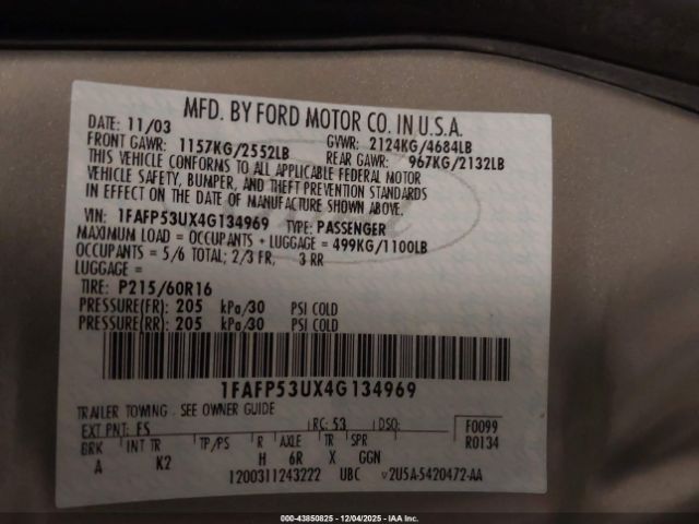 Ford Taurus Se Image 6