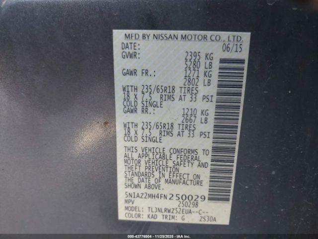 Nissan Murano Sl Image 4