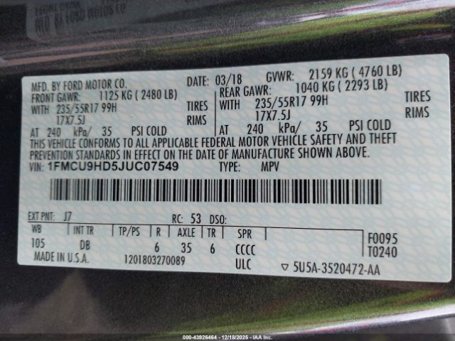 Ford Escape Sel Image 13